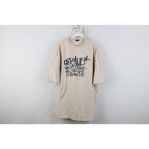 Vintage 90s Marithe Francois Girbaud Mens XL Distressed Baggy Hip Hop T-Shirt